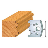 CMT 690.029 PROFILE KNIVES FOR INSERT SHAPER SYSTEM SP 1-37/64”x5/32” (40x4mm)